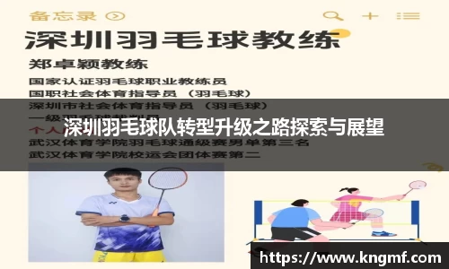 深圳羽毛球队转型升级之路探索与展望